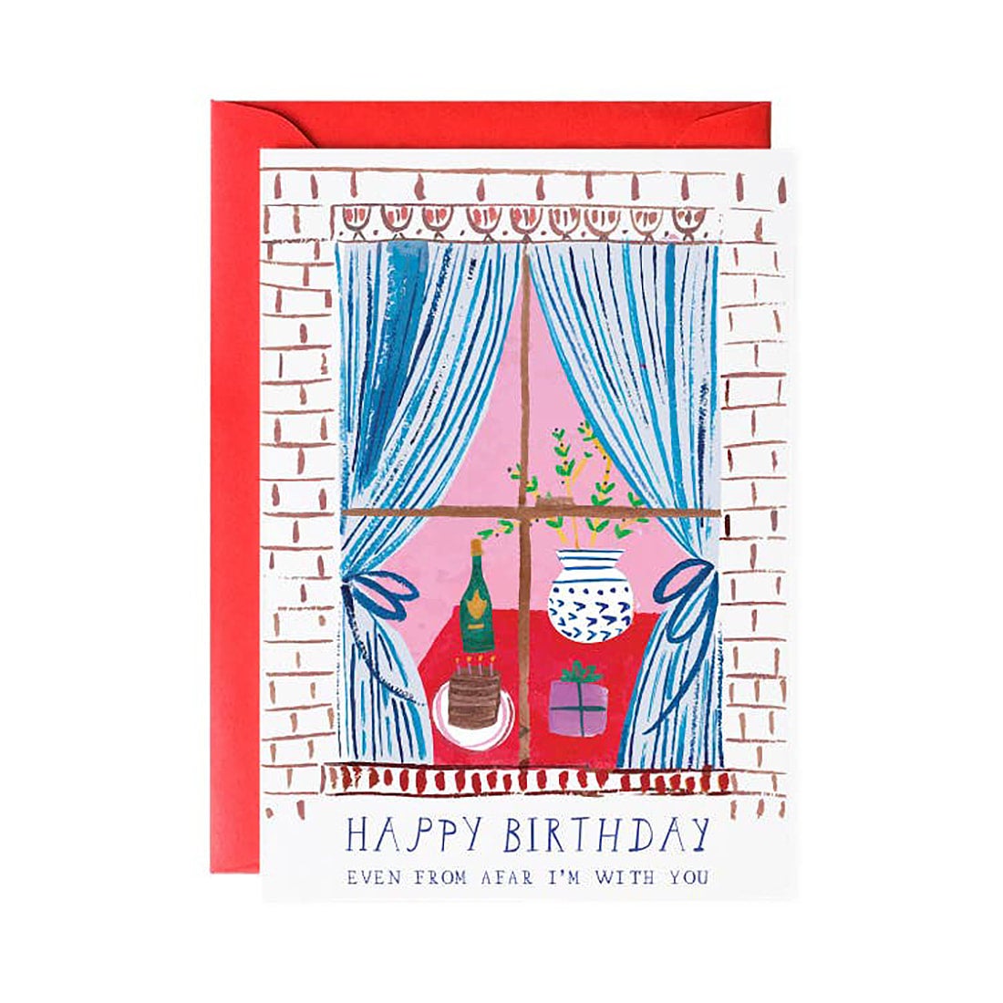 Happy birthday from afar card proper topper