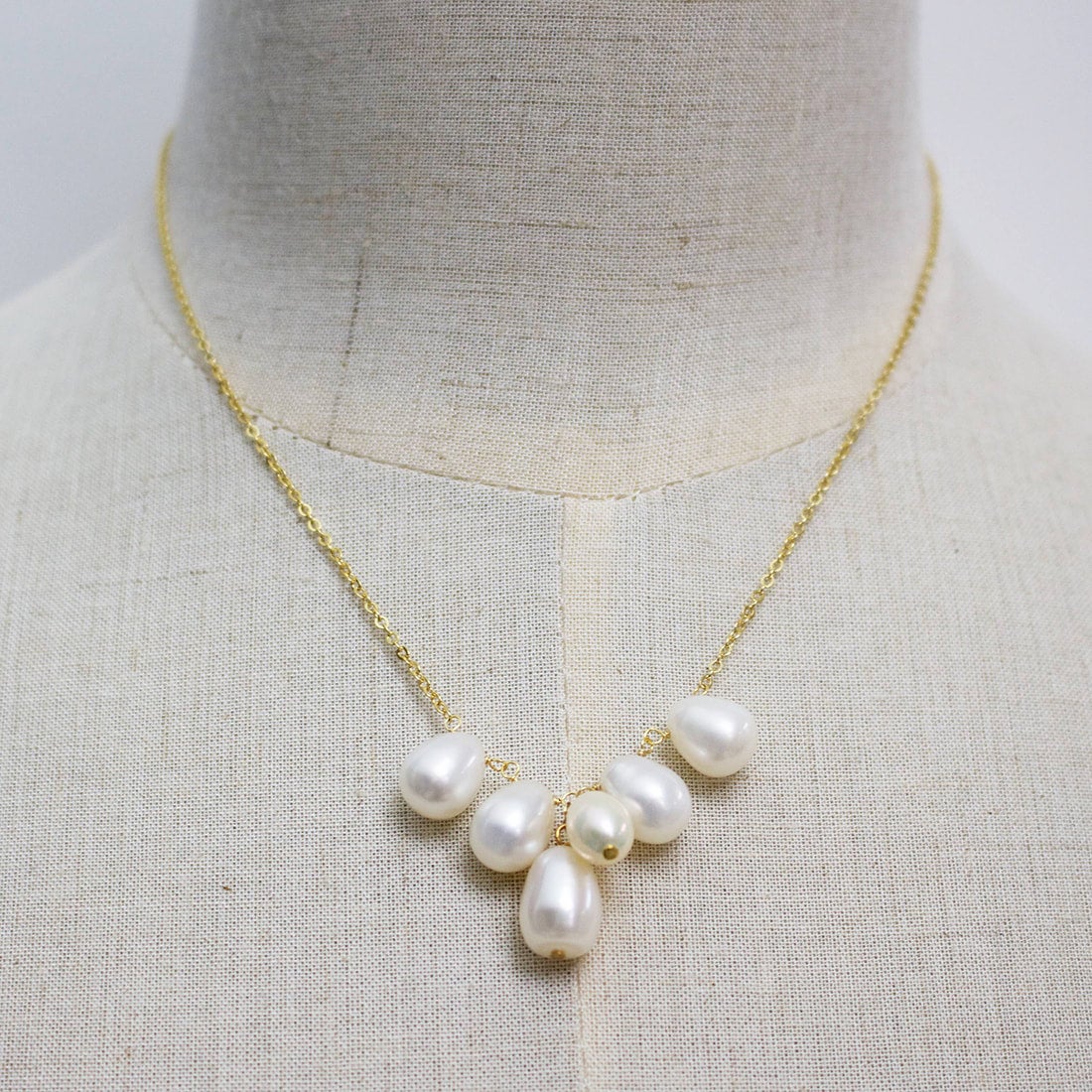 Women's White South Sea Shell Pearl Round Beads Pendant Cluster Necklace  16-32'' | eBay
