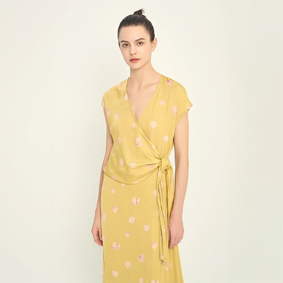 Tulip wrap dress cheap