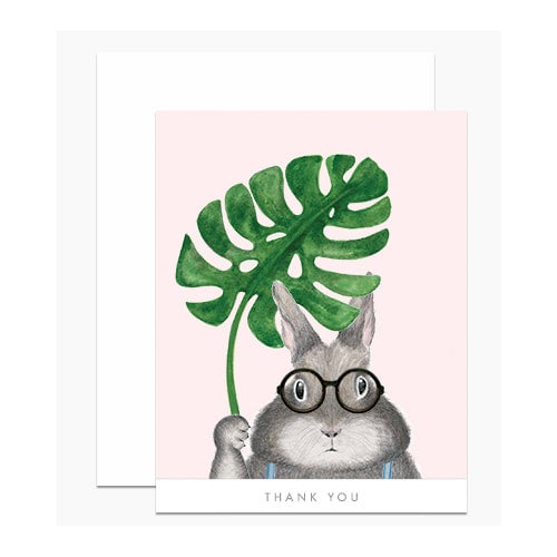 MONSTERA THANK YOU CARD | proper topper